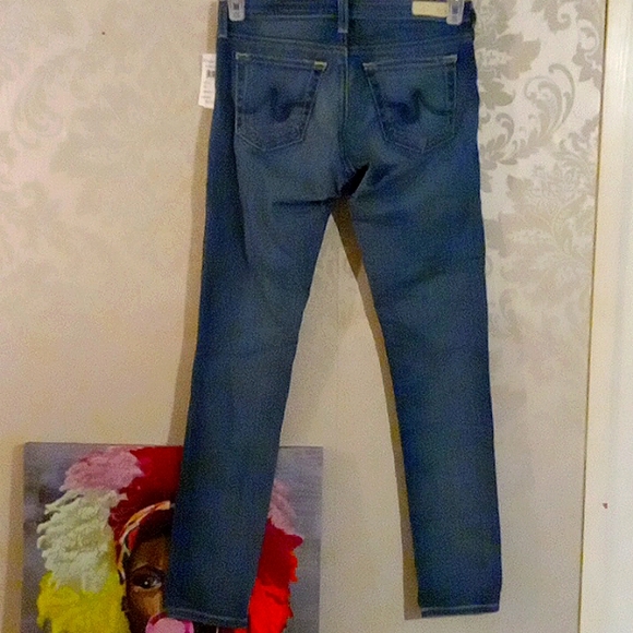 AG Adriano Goldschmied Medium Blue Ankle Jeans - Picture 3 of 6
